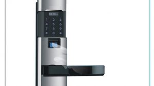 Z wave Fingerprint Door Lock Smart Slid Cover Remote Control Keyless Door Locks for Home HL6613