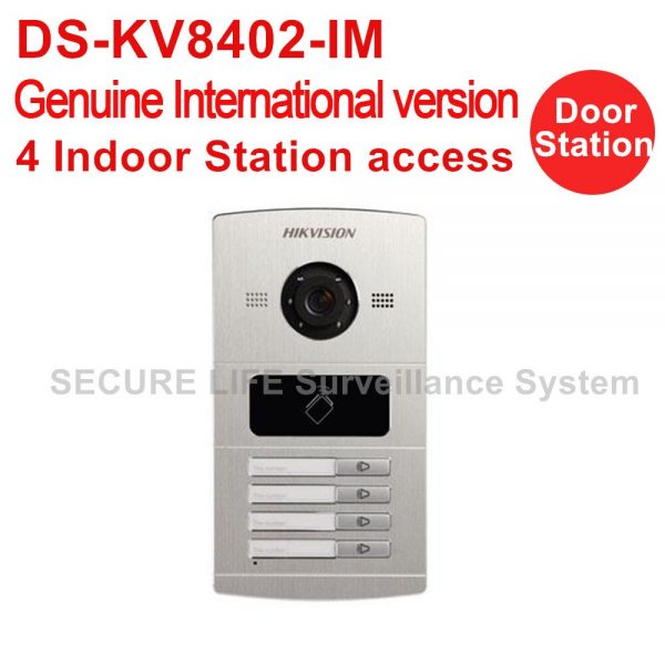 DS KV8402 IM International version Water Proof Metal Villa Door Stationfor 4 indoor station access IC
