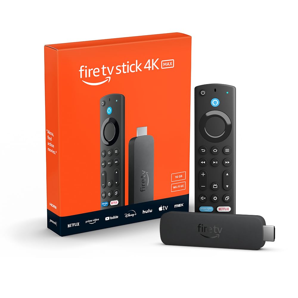 Fire TV Stick 4K Max with Alexa Voice Remote (2023)