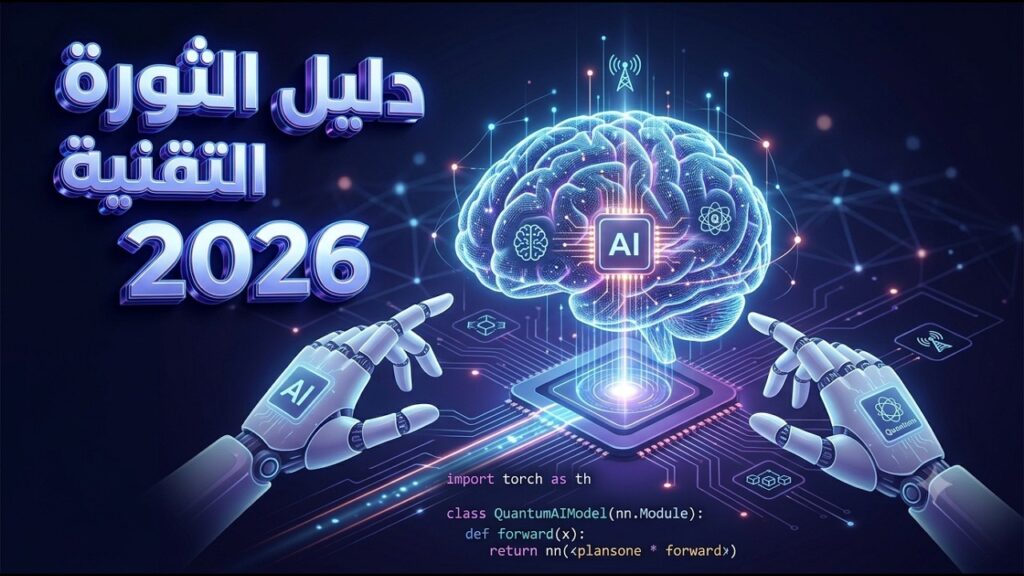 دليل الثورة التقنية 2026 🚀 | كيف سيغير الذكاء الاصطناعي مستقبل العالم؟