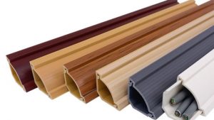 2020 Hot Sale PVC Cable Duct Wood Colours Floor Cable Protectors