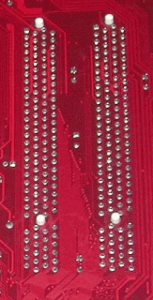 Motherboard PCI bus slots circuit and the three main test points